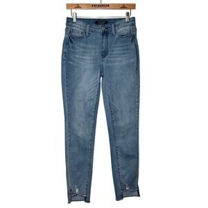 Judy Blue Los Angeles Midrise Cool Denim Sustainable Relaxed Jeans Blue Sz 5/27